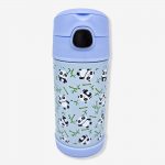 Garrafa Click com Canudo 300ml Panda