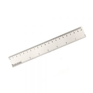 Régua Alumínio 20cm 8 polegadas