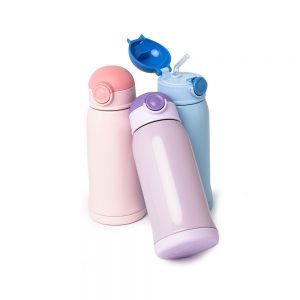 Garrafa Térmica Inox 500ml Canudo